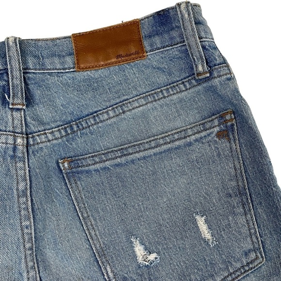 Madewell Classic Straight Leg Distressed Jeans Sz 28 - Picture 13 of 15